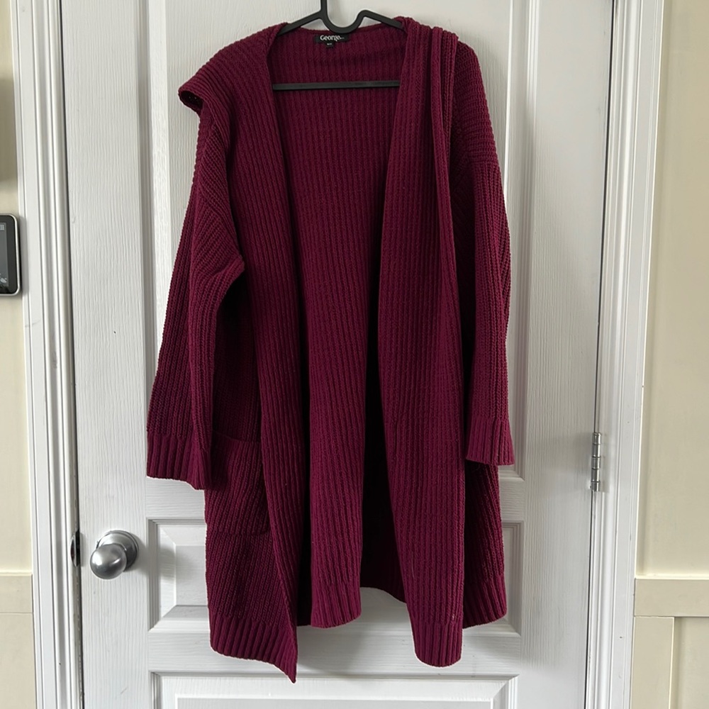 George Hooded Cardigan